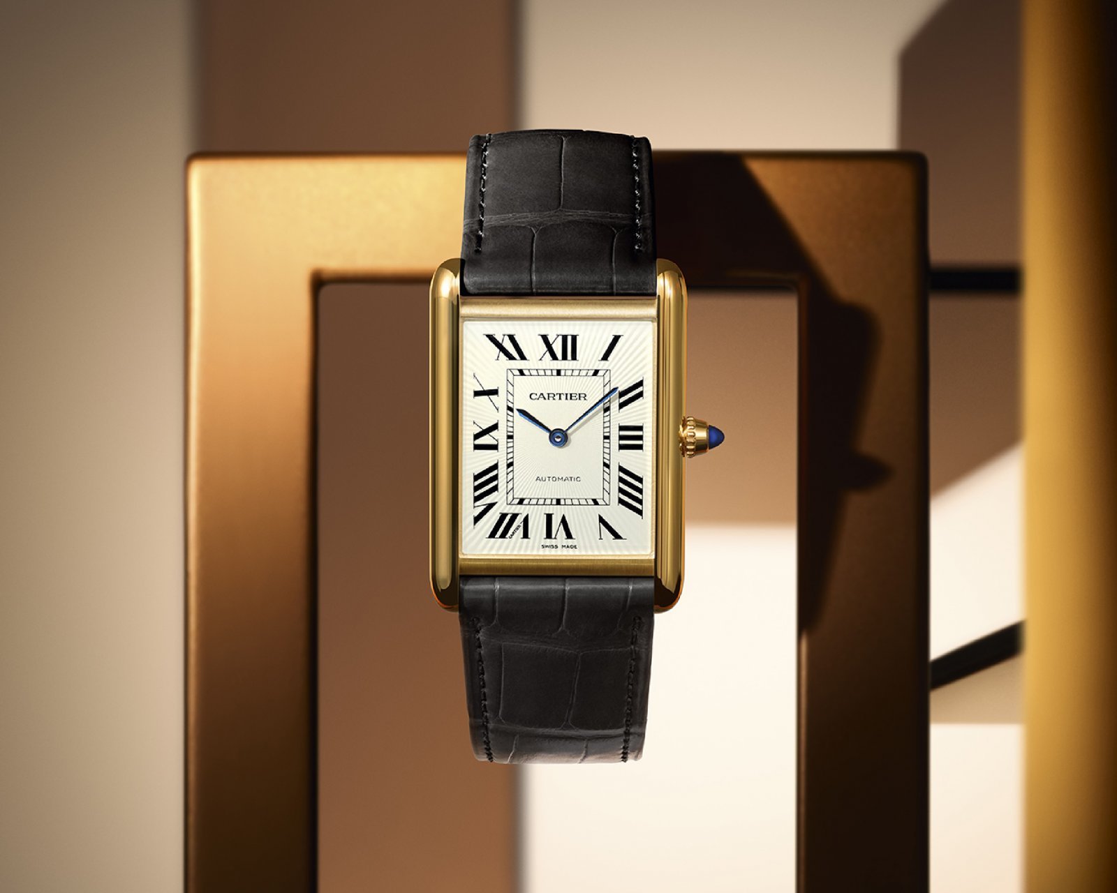 Cartier カルティエ　腕時計 中古】CARTIER TANK A VIS LARGE MODEL TIME & CALENDAR CPCP